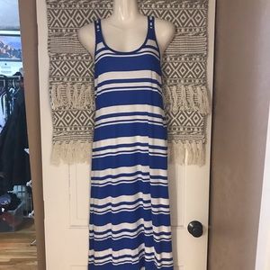 Striped maxi dress
